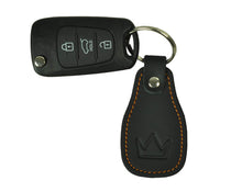 Lederprinz® Schlüsselanhänger schwarz